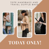 Today Only! Tote Handbags and Travel Duffle Bags from $17.59 (Reg. $25.99)...