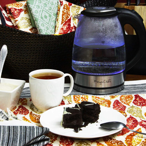 1.7L Megachef Stainless Steel Light Up Tea Kettle 17.14 (Reg. 40
