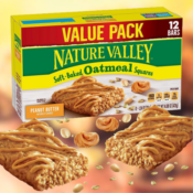 12-Count Nature Valley Peanut Butter Soft-Baked Oatmeal Squares $7.59 After...