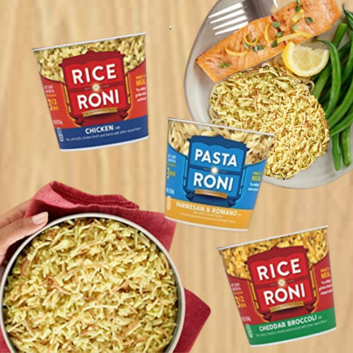 12-Count PASTA RONI Quaker Rice a Roni 2.25-Ounce Cups, 3-Flavor ...