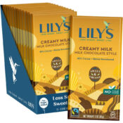 12-Pack Lily's Stevia Sweetened Creamy Milk Chocolate Bar $27 Shipped Free...