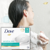 14-Count Dove Sensitive Skin Beauty Bar as low as $7.96 After Coupon (Reg....