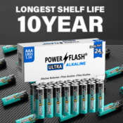 24-Count Power Flash AAA Batteries as low as $6.29 Shipped Free (Reg. $17)...