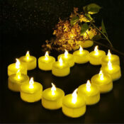 24-Pack Battery-powered Flameless LED Tealight Candles as low as $8.35...