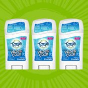 3-Pack Tom's of Maine Wicked Cool Freestyle Natural Deodorant for Kids...