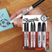 6-Count Sharpie Permanent Markers Variety Pack (Black) as low as $5.45...