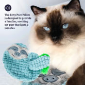 9” Petstages Purr Pillow Calming Plush Cat Toy (Sloth) $5.31 (Reg. $16.49)...