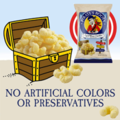 Pirate's Aged White Cheddar Cheese Puffs Healthy Kids Snacks, 10 Oz $4.94...
