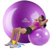 Black Mountain Products 2000-Pound Static Strength Exercise Stability Ball...