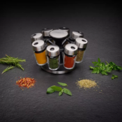 Cole & Mason 8-Jar Spice Rack with Pre-Filled Spice Jars $34.93 Shipped...