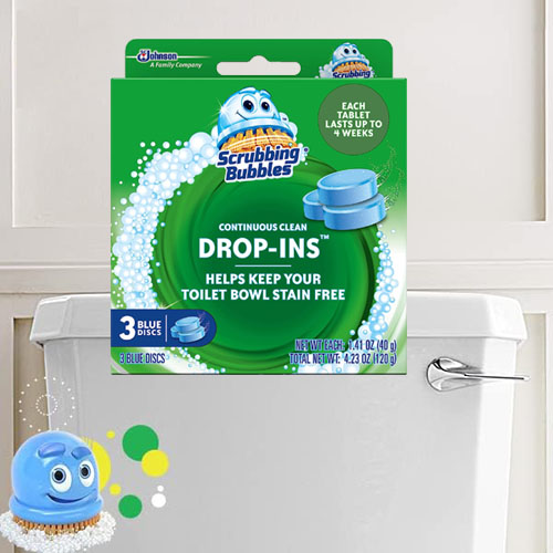 Scrubbing Bubbles Continuous Clean DropIns Toilet Cleaner Tablets