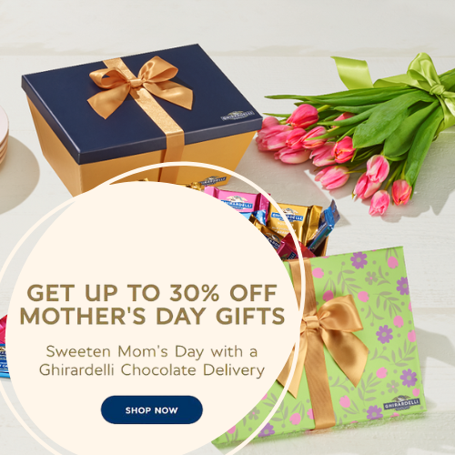 Ghirardelli Get 30 off Mother's Day Gifts! Fabulessly Frugal
