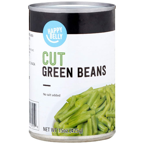Happy Belly Cut Green Beans, No Salt Added, 15Oz as low as 0.68 Shipped Free (Reg. 1.08