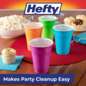 Hefty Party On 100-Count Disposable Plastic Cups as low as $7.96 Shipped...