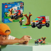 LEGO City 97-Piece 4x4 Fire Truck Rescue $6.49 (Reg. $10)