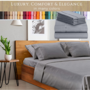 LuxClub 6-Piece Deep Pocket Bed Sheets Set from $22.91 (Reg. $44+) - 15...