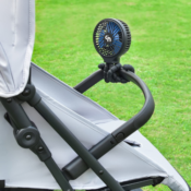 Today Only! Mini Handheld Stroller Fan, Black $17.27 After Coupon (Reg....