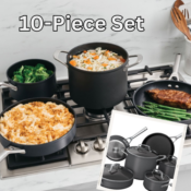 Today Only! Ninja 10-Piece Premium Hard-Anodized Cookware Set $199.99 Shipped...
