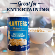 Planters Deluxe Salted Whole Cashews, 1Lb Canister as low as $7.91 when...