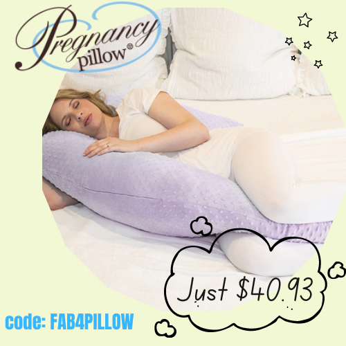 Expecting? Grab a Comfy Pregnancy Pillow for Just 40.93 After Coupon