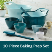 Rachael Ray Mix & Measure 10-Piece Baking Prep Set $27.99 (Reg. $54.99)...