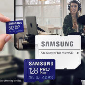 SAMSUNG PRO Plus 128GB microSDXC Up to 160MB/s + Adapter $11.99 (Reg. $14)...