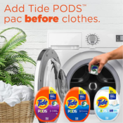 Save BIG on 112-Count Tide Pods as low as $19.15 After Coupon (Reg. $30)...