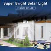 Solar 2-Motion Sensor Outdoor Lights $24.99 (Reg. $40) - FAB Ratings!