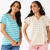 Sonoma Women’s Tops from $6.39 After Code (Reg. $13+) - Summer Styles