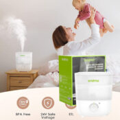 Top Fill Cool Mist Humidifier, 2.5L $15.99 After Code (Reg. $31.99) + Free...