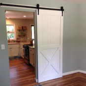 Upgrade your home with this Yaheetech 6Ft Barn Door Hardware Kit for just...