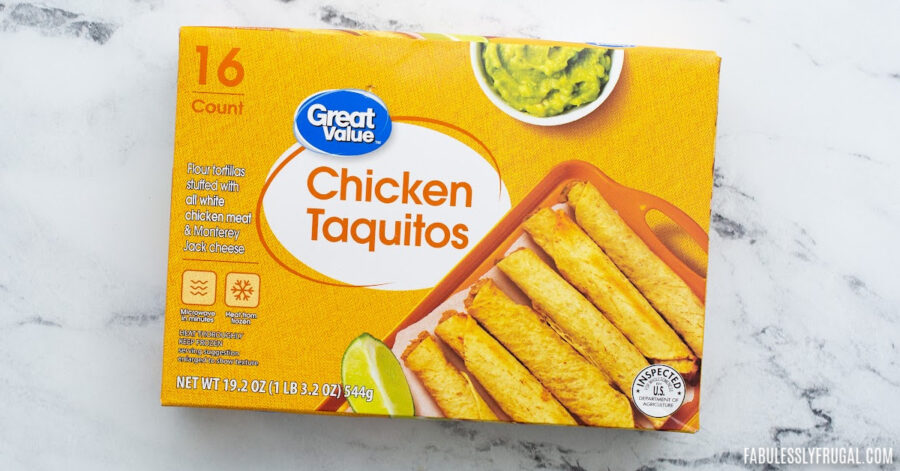 Air Fryer Frozen Taquitos Recipe Fabulessly Frugal   Air Fryer Frozen Taquitos 2 900x471 