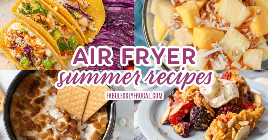 air fryer summer recipes