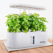 iDOO 10-Pod LED Hydroponics Growing System $48.99 After Coupon (Reg. $80)...