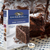 12-Pack Ghirardelli Dark Chocolate Premium Cake Mix as low as $15.10 Shipped...