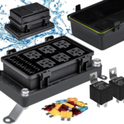 Today Only! 12V Auto Waterproof Fuse Relay Box Block Kit $25.34 Shipped...