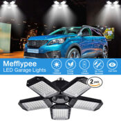 2-Pack 120W Deformable LED Garage Ceiling Lights (12000LM, E26/E27) $14.89...