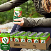 24-Pack V8 Original 100% Vegetable Juice as low as $10.33 Shipped Free...