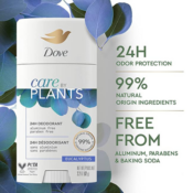 3-Pack Dove Care by Plants 2.6-Ounce Deodorant Stick, Eucalyptus as low...