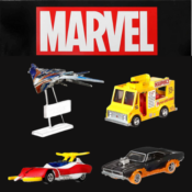 4-Pack Hot Wheels Marvel Comics Inspired Premium Toy Vehicles $8.42 (Reg....