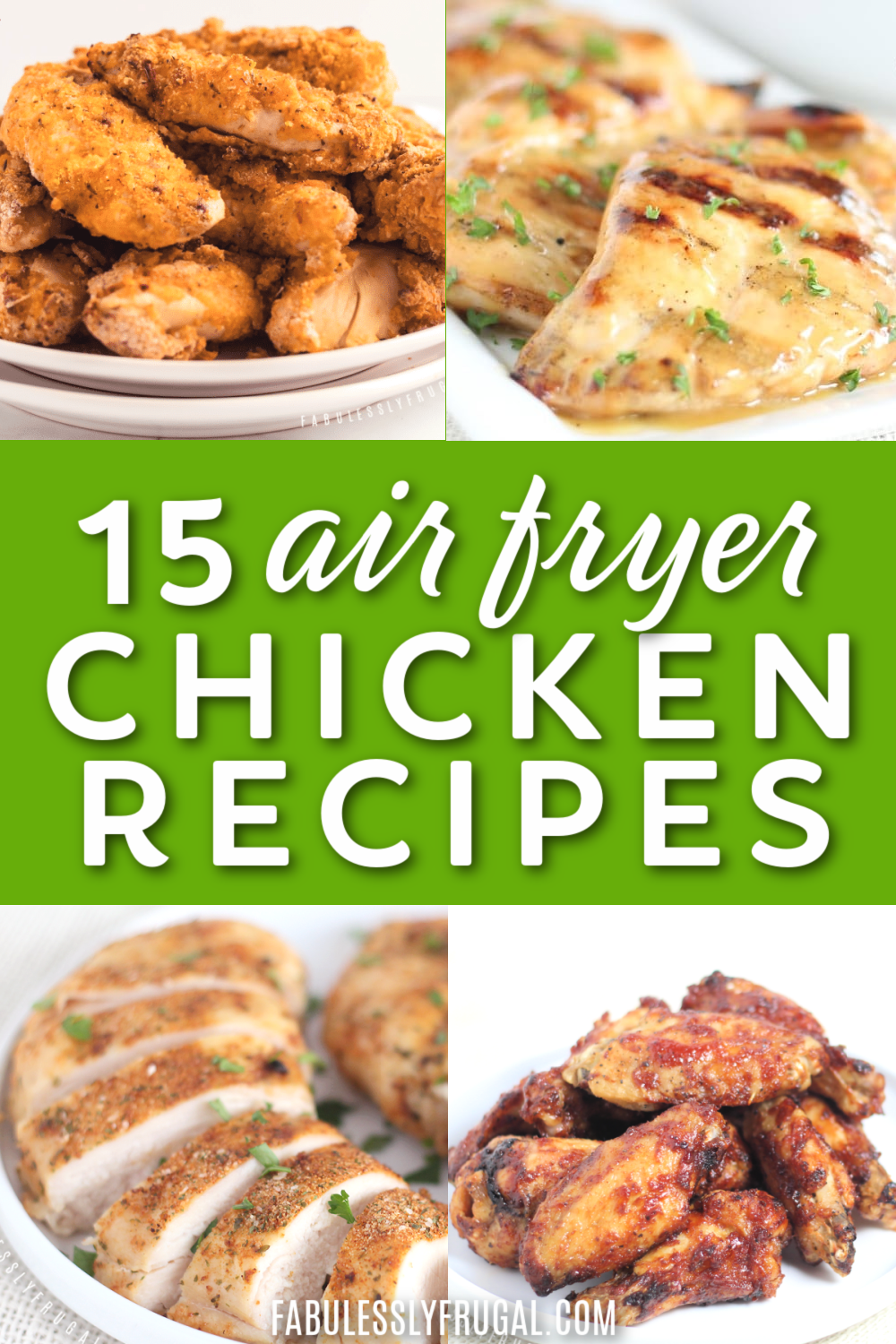 Healthy Air Fryer Chicken and Veggies Recipe - Fabulessly Frugal
