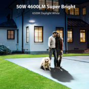 Get maximum security for your home and family with 50W Motion Sensor LED...