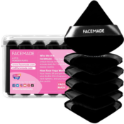 Transform your makeup application with 6-Piece Powder Puff with a Travel...