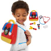 8-Piece Disney Junior Mickey Mouse Funhouse On the Go Doctor Bag $6.53...