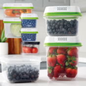 8-Piece Rubbermaid FreshWorks Produce Saver Storage Container Set $23 (Reg....