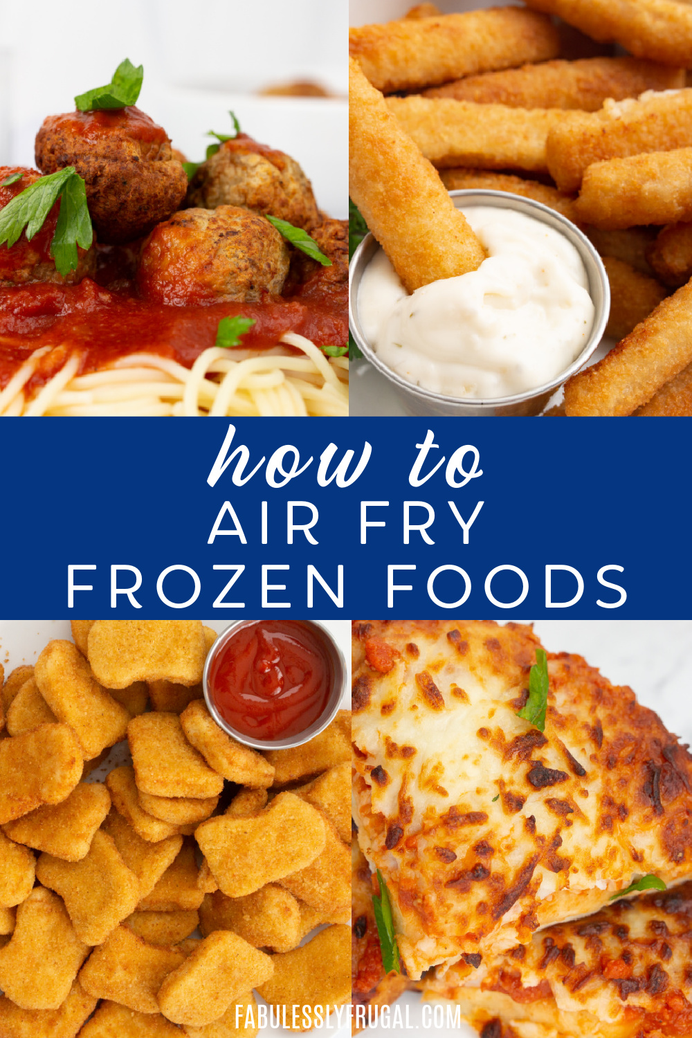 how to air fry frozen foods