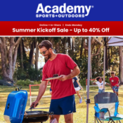 Academy Sports + Outdoors: Summer Kickoff Sale - Up to 40% Off!