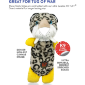 Charming Pet Ice Agerz Cheetah Lavender-Scented Calming Plush Dog Toy $6.50...