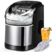 Get the perfect ice cubes in just minutes with this Countertop Ice Maker...
