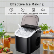Cowsar Portable Ice Maker Machine with Self Cleaning $79.99 After Coupon...